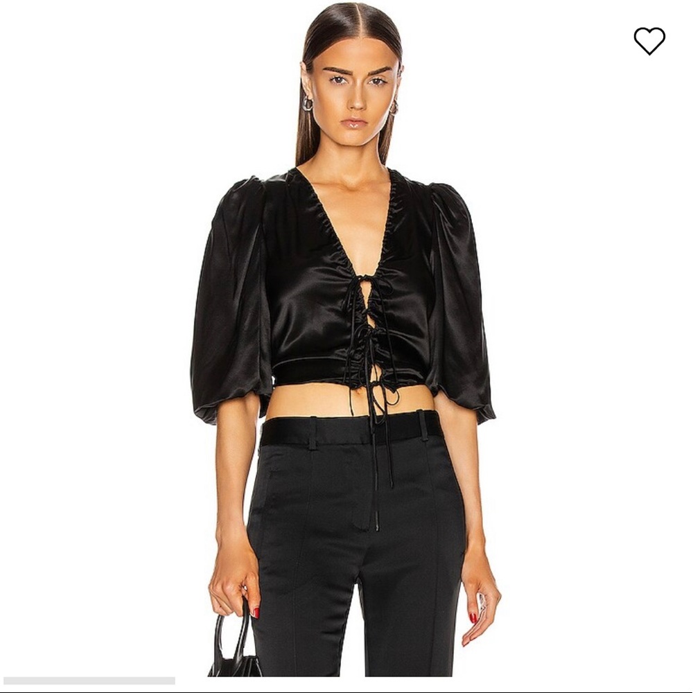 BNWT NICHOLAS black silk Theresa top US4